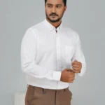 Men's Formal Full Sleeve Shirt white