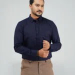 Men's Formal Full Sleeve Shirt black