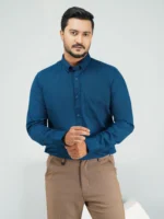 Men’s Formal Full Sleeve Shirt (Navy)