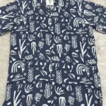 Men's Hawai Shirt Floral Navy