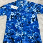 Men's Hawai Shirt Flower (blue)