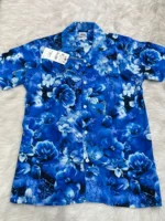 Men's Hawai Shirt Flower (blue)