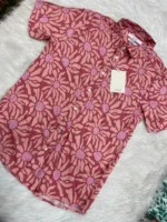 Men's Hawai Shirt floral red