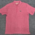 Mens Polo T-shirt regular Maroon