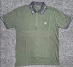 Mens Polo T-shirt Embroidered Red - Image 3