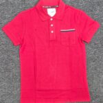 Mens Polo T-shirt regular red